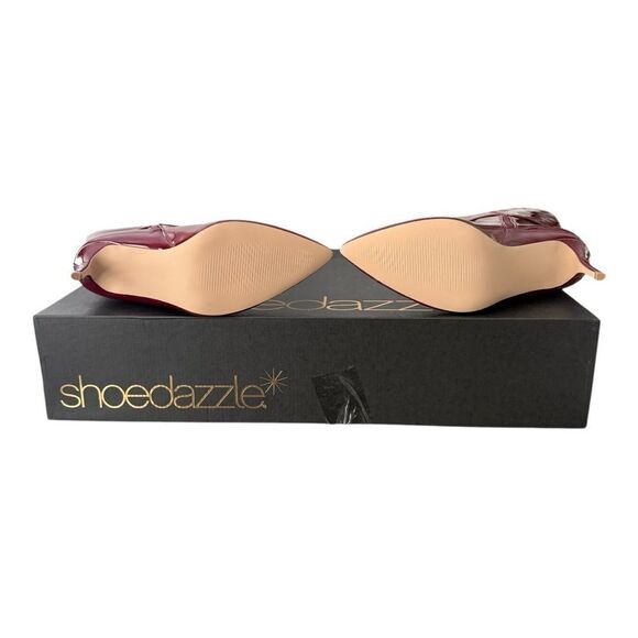 Shoe Dazzle Heeled Boots Adaline-D Tibetan Red Knee Boots Women’s Size 10 Wide - Picture 7 of 11